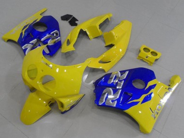 Best 1990-1998 Honda CBR250RR MC22 Motorcycle Fairings - Yellow Blue UK