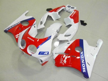 Best 1990-1998 Honda CBR250RR MC22 Motorcycle Fairings - White Red Blue UK