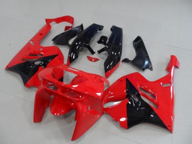 Best 1994-1997 Kawasaki ZX9R Motorcycle Fairings - Red Glossy Black UK