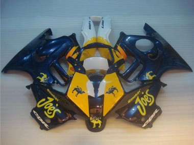 Best 1995-1996 Honda CBR600 F3 Motorcycle Fairings - Blue Yellow Joes UK