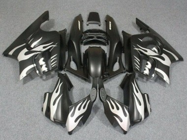 Best 1995-1996 Honda CBR600 F3 Motorcycle Fairings - White Matte Black Flame UK