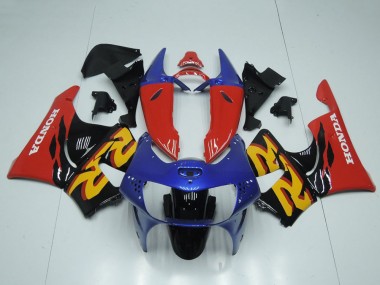Best 1998-1999 Honda CBR900RR 919 Motorcycle Fairing - Red Blue Glossy Black UK