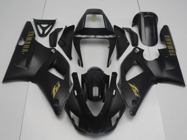 Best 1998-1999 Yamaha YZF R1 Motorcycle Fairings - Glossy Black Matte Black Gold UK