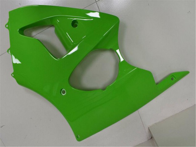 2000-2002 Kawasaki ZX6R Motorcycle Fairings - Green Black UK