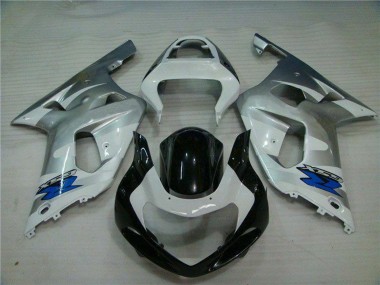 Best 2001-2003 Suzuki GSXR 600/750 Motorcycle Fairings - Yellow Glossy Black UK