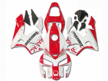 Best 2003-2004 Honda CBR600RR Motorcycle Fairings - White Red Pramac Bridgestone UK