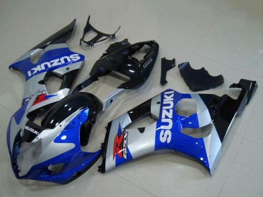 Best 2003-2004 Suzuki GSXR 1000 Motorcycle Fairings - Silver Blue Glossy Black Red UK