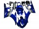 2003-2004 Yamaha YZF R6 Motorcycle Fairing - Blue White UK