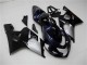 2004-2005 Suzuki GSXR 600/750 Motorcycle Fairings - Glossy Black Silver Blue UK