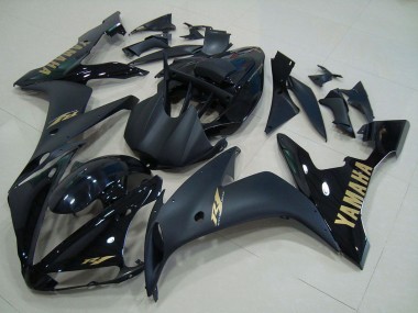 Best 2004-2006 Yamaha YZF R1 Motorcycle Fairings - Glossy Black Matte Black Gold UK