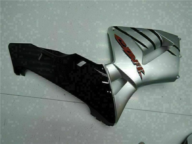 2005-2006 Honda CBR600RR Motorcycle Fairings - Glossy Black Silver UK