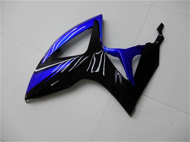 2006-2007 Suzuki GSXR 600/750 Motorcycle Fairings - Blue Glossy Black UK