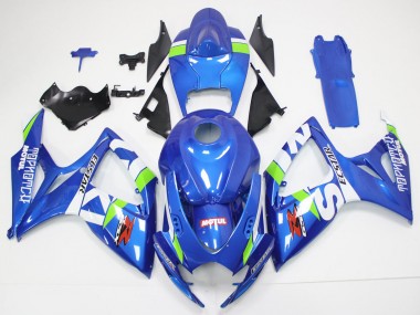 Best 2006-2007 Suzuki GSXR 600/750 Motorcycle Fairings - Blue White Green Red UK