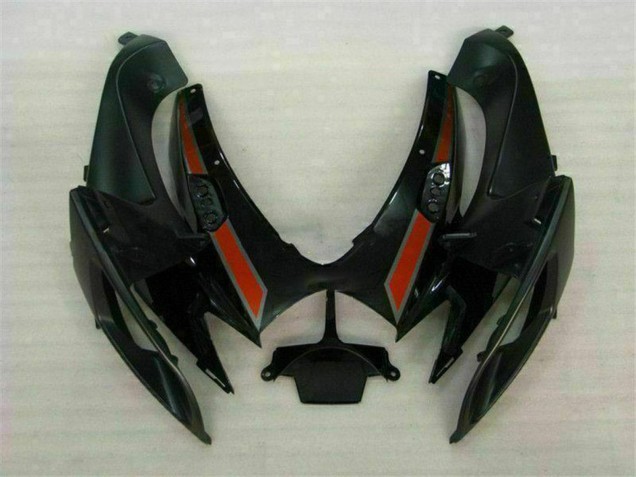 2006-2007 Suzuki GSXR 600/750 Motorcycle Fairings - Glossy Black Red UK