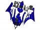 2006-2007 Yamaha YZF R6 Motorcycle Fairings - Blue White Black UK