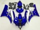 2006-2007 Yamaha YZF R6 Motorcycle Fairings - Blue White Black UK