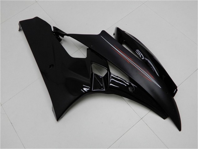 2006-2007 Yamaha YZF R6 Motorcycle Fairing Kits - Glossy Black Matte Black UK