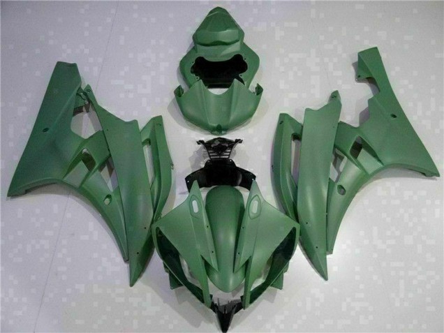 2006-2007 Yamaha YZF R6 Motorcycle Fairing - Army Green UK