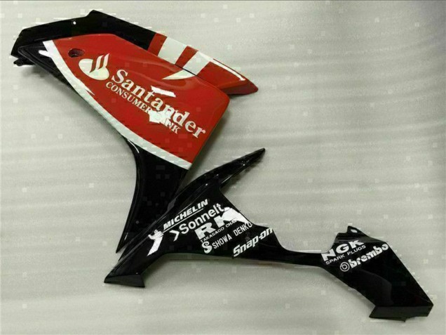 2007-2008 Yamaha YZF R1 Motorcycle Fairings - Red White Black Fimer Santander 46 UK