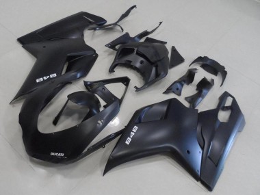 Best 2007-2014 Ducati 848 Motorcycle Fairing Kits - Matte Black UK