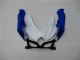 2008-2010 Suzuki GSXR 600/750 Motorcycle Fairings - White Blue UK