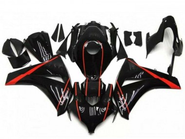 Best 2008-2011 Honda CBR1000RR Motorcycle Fairings - Glossy Black Red UK