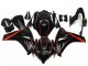 2008-2011 Honda CBR1000RR Motorcycle Fairings - Glossy Black Red UK