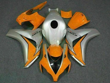 Best 2008-2011 Honda CBR1000RR Motorcycle Fairings - Silver Orange UK