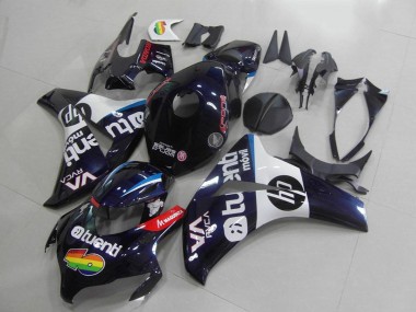 Best 2008-2011 Honda CBR1000RR Motorcycle Fairings - Dark Blue White Red Tuenli HP UK