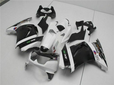 Best 2008-2012 Kawasaki EX250 Motorcycle Fairings - White Black Green UK