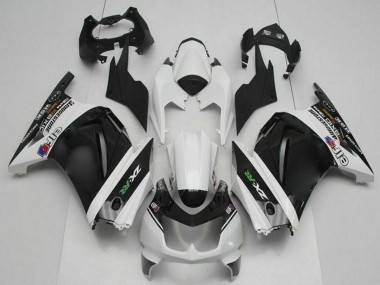 Best 2008-2012 Kawasaki EX250 Motorcycle Fairings - White Black Green UK