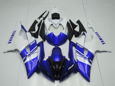 Best 2008-2016 Yamaha YZF R6 Motorcycle Fairings - White Blue Black OEM Style UK