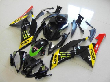 Best 2008-2016 Yamaha YZF R6 Motorcycle Fairing - Yellow Red Glossy Black Green Monster Motul UK