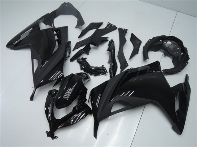 2013-2024 Kawasaki Ninja 300 EX300R Motorcycle Fairings - Glossy Black Matte Black UK