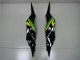 2013-2018 Kawasaki ZX6R Motorcycle Fairings - Green Yellow Glossy Black Matte Black UK