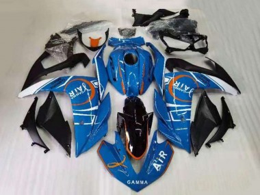 Best 2015-2018 Yamaha YZF R3 Motorcycle Fairings - Blue White Black Orange UK