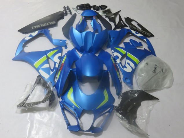 2017-2024 Suzuki GSXR 1000 Motorcycle Fairings - Blue Lime Green White UK