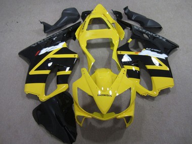 Best 2001-2003 Honda CBR600 F4i Motorcycle Fairing Kits - Yellow Glossy Black UK