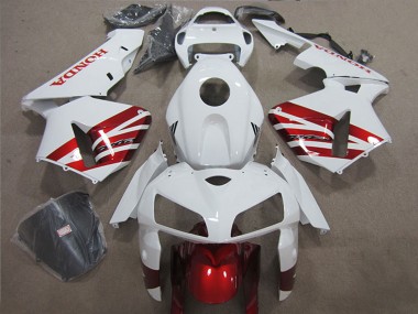 Best 2005-2006 Honda CBR600RR Motorcycle Fairing - White Red UK