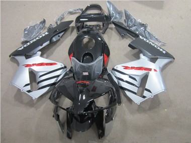 Best 2005-2006 Honda CBR600RR Motorcycle Fairings - Glossy Black Silver Red UK