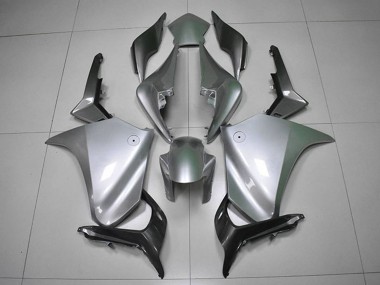 Best 2010-2014 Honda VFR 1200 Motorcycle Fairings - Silver Black UK