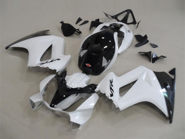 2002-2013 Honda VFR 800 Motorcycle Fairings - White Glossy Black UK