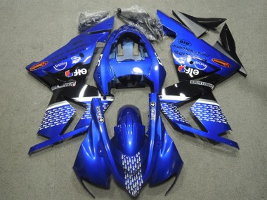 Best 2004-2005 Kawasaki ZX10R Motorcycle Fairings - Blue Touch4 UK