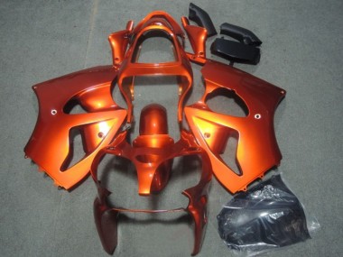 Best 2000-2002 Kawasaki ZX6R Motorcycle Fairings - Orange UK