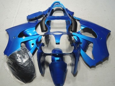 Best 2000-2002 Kawasaki ZX6R Motorcycle Fairing - Blue UK