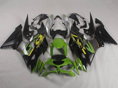 Best 2019-2022 Kawasaki ZX6R Motorcycle Fairings - Green Yellow Silver Matte Black UK