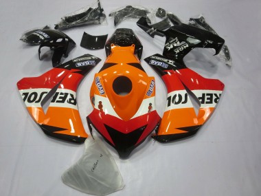 Best 2008-2011 Honda CBR1000RR Bike Fairings - Orange White Red Glossy Black Repsol UK