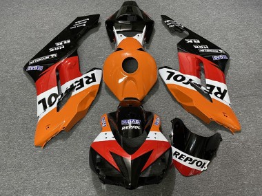 Best 2004-2005 Honda CBR1000RR Abs Fairings - Orange White Red Glossy Black Repsol UK