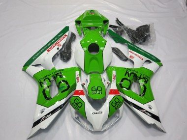 Best 2006-2007 Honda CBR1000RR Motorcycle Fairings - White Green Red Go Fun UK
