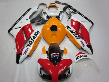Best 2004-2005 Honda CBR1000RR Motorcycle Fairing - White Orange Red Glossy Black Repsol HRC UK